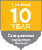 Whirlpool Compressor Limited 10 Year Warranty