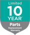 Whirlpool Parts Limited 10 Year Warranty